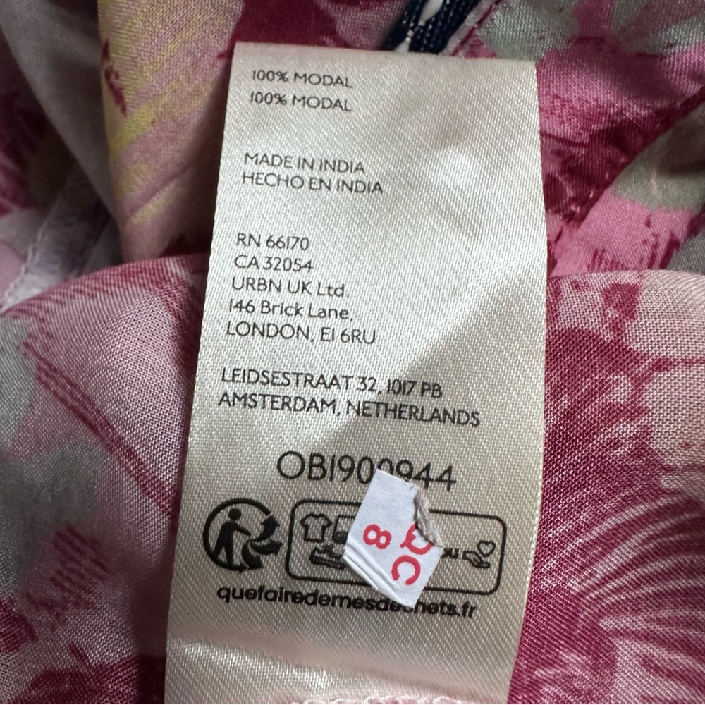 Pilcro by Anthropologie Floral Button Front Shirt Top XL - Picture 7 of 9